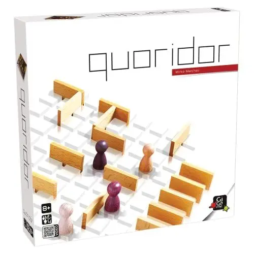 Produktbild: Gigamic, Quoridor, Familienspiel, Holzspiel, 2-4 Spieler, Ab 8+ Jahren, 15 Minuten, Deutsch, Mehrsprachig