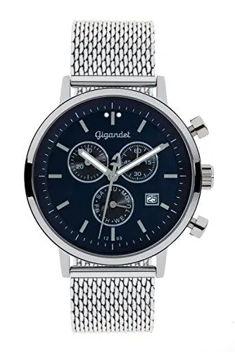 Produktbild: Gigandet Classico Herrenuhr Chronograph Quarz Analog mit Metallarmband G6-013