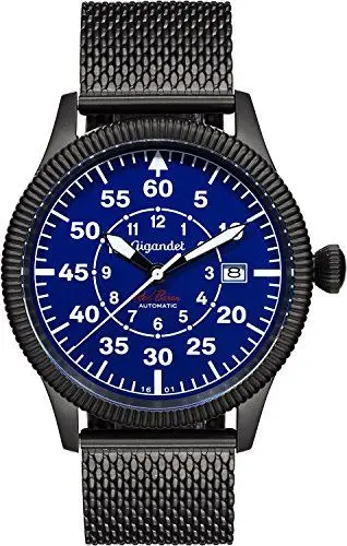 Produktbild: Gigandet Herren Analog Japanisches Automatikwerk Uhr mit Edelstahl Armband 2VNAG8/012