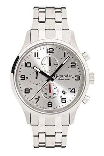Produktbild: Gigandet Herren Uhr Chronograph Quarz mit Edelstahl Armband G51-004