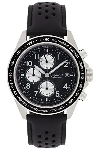 Produktbild: Gigandet Herren Uhr Chronograph Quarz mit Leder Armband G24-009
