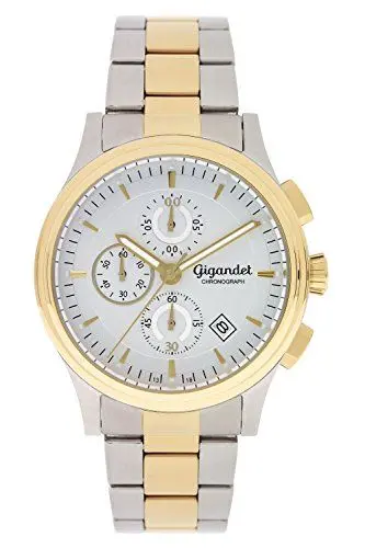 Produktbild: Gigandet Herrenuhr Chronograph Quarzwerk mit Edelstahlarmband G44-004