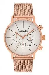 Produktbild: Gigandet Minimalism Herren-Armbanduhr Chronograph Quarz Analog mit Edelstahlarmband G32-007