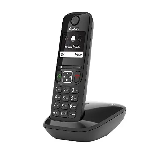 Produktbild: Gigaset AS690 - Schnurloses DECT-Telefon - großes, kontrastreiches Display - brillante Audioqualität - einstellbare Klangprofile - Freisprechfunktion - Anrufschutz, schwarz