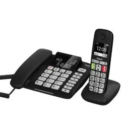 Produktbild: Gigaset DL780 Plus, Schnurgebundenes Telefon & schnurloses Telefon, Kombi-Set, Verstärker-Funktion für extra lautes Hören, Hörgerätekompatibel, gemeinsames Telefonbuch, schwarz (Deutsche Version)