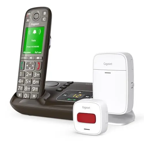 Produktbild: Gigaset Easy Care 600A - intelligentes Assistenzsystem für Senioren - Notruf-System mit Bewegungsmelder, Notrufknopf und Festnetztelefon mit SOS-Ruf - Gigaset Easy Care 600A für altersgerechtes Leben