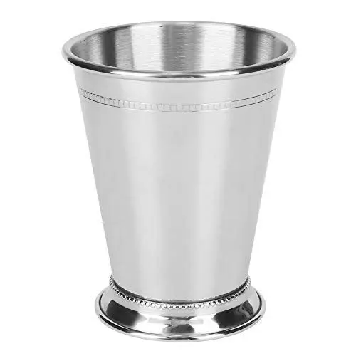 Produktbild: HAOHIZE Silbriger Mint-Mojito-Becher, Edelstahl-Mint-Julep-Becher, Cocktailbecher, Mixgetränke, Glas, Bar, Party, Bier, Cocktailbecher, Cocktailbecher, klassische Gläser für Party