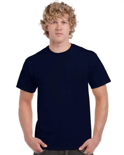 Produktbild: GILDAN Herren Adult Ultra Cotton T-Shirt, Blau (Navy), XXX-Large (Herstellergröße: 3XL)