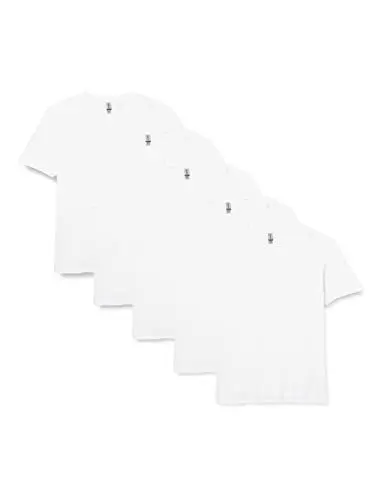 Produktbild: Gildan Herren 64000 T-Shirt, weiß, M (5er Pack)