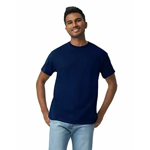 Produktbild: Gildan Activewear Unisex-Erwachsene Heavy Cotton, Style G5000, Multipack T-Shirt, Marineblau (72er-Pack), Klein