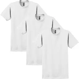Produktbild: Gildan Unisex T-shirt aus Ultra-baumwolle, Stil G2000 T-Shirt, Weiß (3er-pack), XL