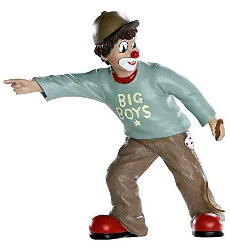 Produktbild: Gildeclown Deko Figur Big Boy - Dekofigur und Sammlerstück - Dekoration Glücksbringer Geschenk - handgefertigt - Mehrfarbig - Höhe 16 cm