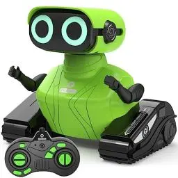 Produktbild: GILOBABY Roboter Kinder, Ferngesteuerter Roboter Spielzeug, RC Robot mit LED-Augen und Musik, Kinderspielzeug Geschenk für Jungen Geburtstag ab 3 Jahre (Grün)