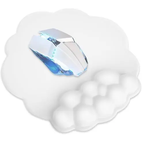 Produktbild: Gimars Mauspad und Handgelenkstütze Weiß Wolken