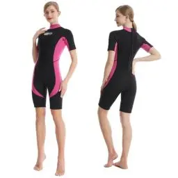 Produktbild: Gimilife Taucheranzüge für Herren und Damen, Herren 3MM Shorty/FullWetsuit Neoprenanzug Damen Ganzkörper im kalten Wasser halten warm für Tauchen Surfen Schnorcheln Kajakfahren