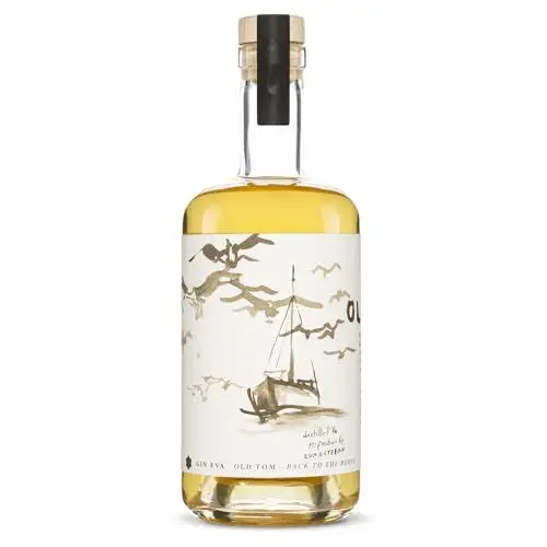 Produktbild: Gin Eva “Old Tom” Mallorca Dry Gin Handcrafted Mediterranean Spirit im Holzfass gereift I 0,7L, 45% Vol. I Erlebe den Geschmack der Balearen mit lokalen Botanicals für das einmalige Gin-Erlebnis