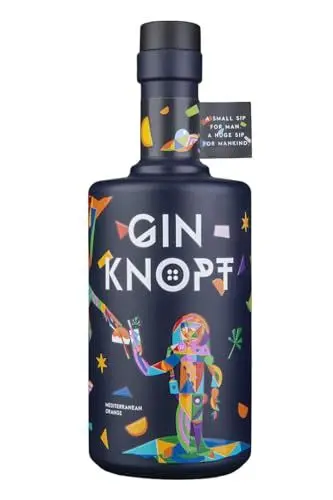 Produktbild: Gin Knopf | aus frischen Orangen und Käutern destilliert | einzigartiges Aroma | handcrafted Gin | 44% | 500ml