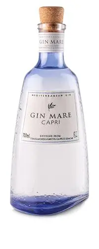 Produktbild: Gin Mare Capri - Mediterrane Super Premium Gin - Der Original Gin Mare Blend verfeinert mit den Destillaten von italienischen Bergamotten und Zitronen - Geschenkempfehlung - 0.7L/42.7 Prozent