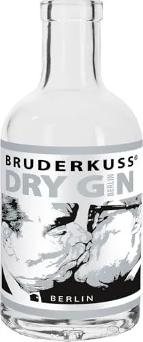 Produktbild: Gin aus Deutschland: Bruderkuss - Dry Gin - Perfekt pur oder als Gin Tonic (1 x 0.2 l)