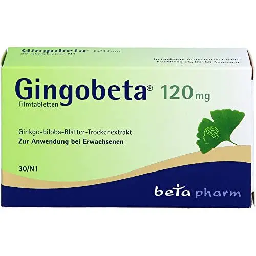 Produktbild: Gingobeta 120 mg Filmtabletten, 30 St