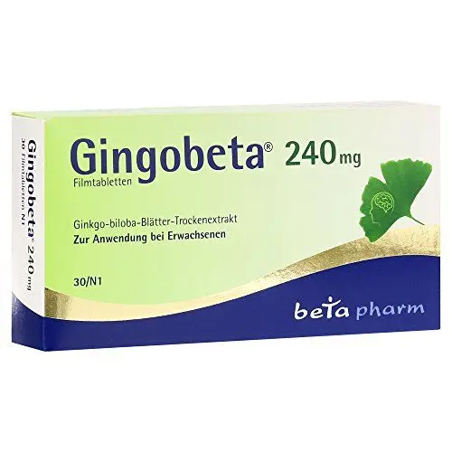 Produktbild: Gingobeta 240 mg Filmtabletten, 30 St