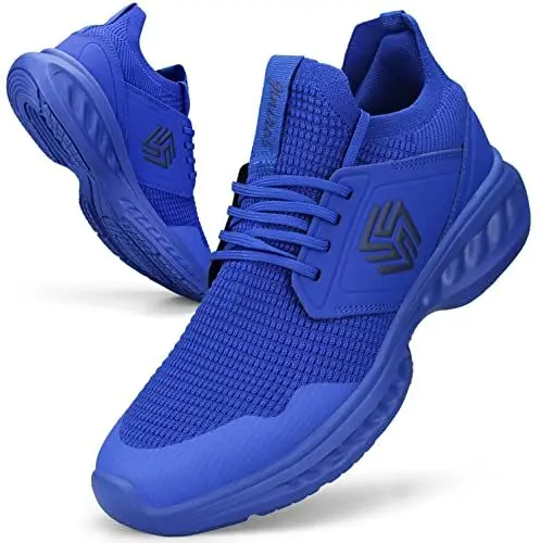 Produktbild: Giniros Herren Sneaker Laufschuhe Sportschuhe Turnschuhe Running Tennis Schuhe Blau 46