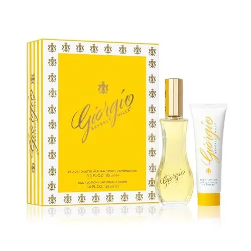 Produktbild: Giorgio Beverly Hills - Geschenkset: Eau de Toilette Spray, Blumiger Duft 90 ml + Körpercreme 50 ml, Geschenkbox für Damen