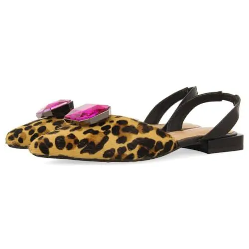 Produktbild: GIOSEPPO Damen Hughes Mary Jane Schuh, Leopard, 39 EU