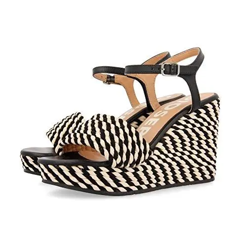 Produktbild: Gioseppo Damen Borba Peeptoe Pumps, Schwarz (Negro Negro), 36 EU