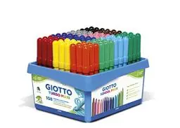 Produktbild: Giotto 5240 00 - Turbo Maxi 108-er Schulbox, farbig sortiert