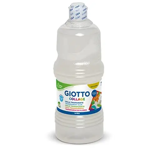 Produktbild: GIOTTO Collage, Transparenter Kleber, Bio-Kunststoff Flasche, 1 kg