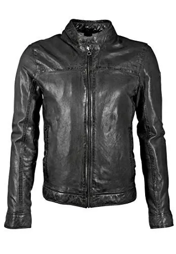 Produktbild: Gipsy Lederjacke GBRyker LABUV mit Label-Applikationen Herren