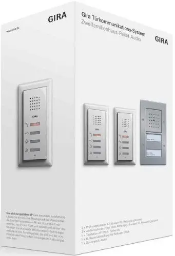 Produktbild: Gira 049544 Zweifamilienhaus-Paket Audio