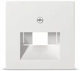 Produktbild: Gira 27003 Zentralplatte 55 x 55 mm für UAE/IAEST55 reinweiß-glänzend Anschlußdosen, 027003