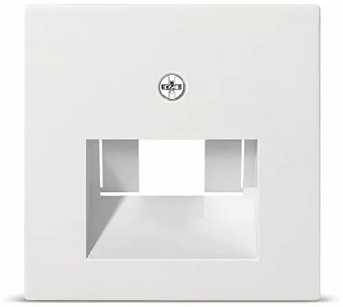 Produktbild: Gira 27003 Zentralplatte 55 x 55 mm für UAE/IAEST55 reinweiß-glänzend Anschlußdosen, 027003