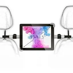 Produktbild: Girafus 9,5-14,5 Zoll Tablet Halterung Auto/auch Große Tablets/iPad Pro/Galaxy S7 S8/ Lenovo Autohalterung Mitte Kopfstütze Stabil/Kopfstützenhalterung Halter Tablet Kinder Rücksitz