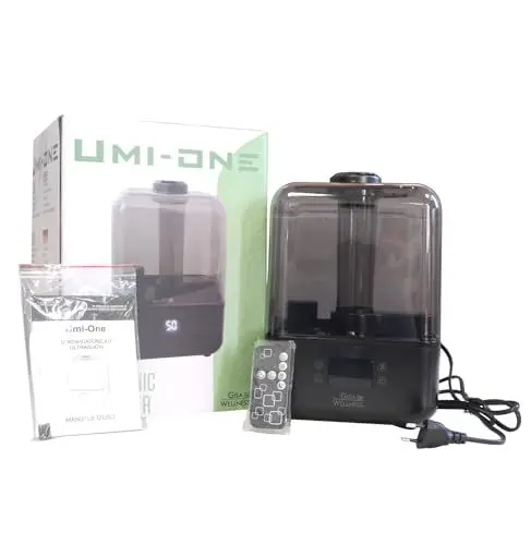 Produktbild: Gisa Wellness - Umi-One - Ultraschall-Luftbefeuchter 4,5 l - Aromatherapie - Nachtmodus - großer Tank - für Wohnzimmer, Büro, Schlafzimmer und Entspannung