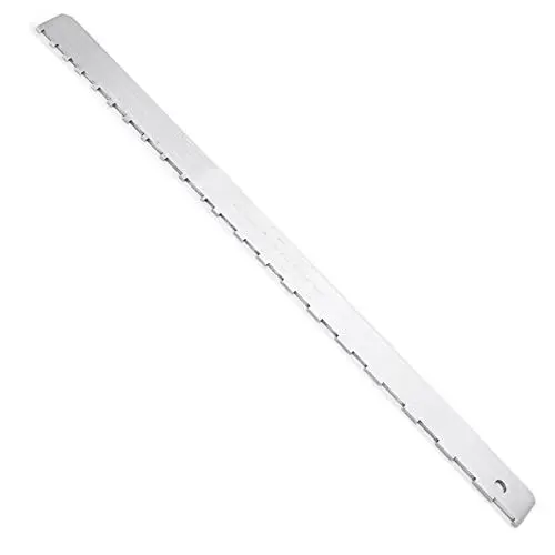 Produktbild: Eujgoov Gitarren Gitarrenwerkzeug Aluminium Straight Edge Gitarrenhals Gekerbt Lineal Bund Rocker für E-Gitarre und Bass(M02833)