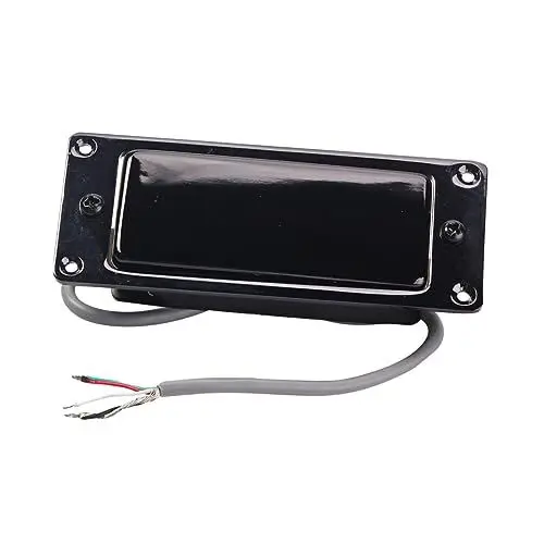 Produktbild: VICASKY Gml02 Mini-gitarren-tonabnehmer Versiegeltes 4-adriges Kabel Kupfergehäuse Schwarz Einfache Montage Für Warmen Ton