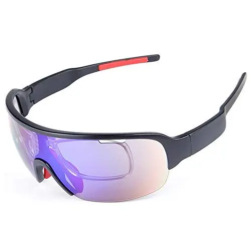 Produktbild: GITVIENAR Sport Sonnenbrille Fahrradbrille mit UV400 Sportbrille Outdoor Aktivitäten mit UV-Schutz für Radfahren Laufen Klettern Autofahren Laufen Angeln Golf Beachvolleyball-Spielen und Wandern
