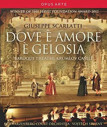 Produktbild: Giuseppe Scarlatti: Dove è Amore è Gelosia (Schloss Krumlov) (Blu-ray)