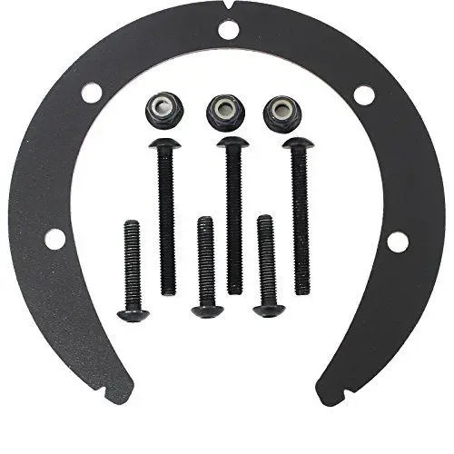 Produktbild: Givi BF12 Tankbefestigung Tanklock Tankrucksäcke, Tankdeckel mit 7 Schrauben, Schwarz