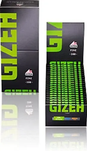 Produktbild: Gizeh 19978 Black Fine Magnet 20 Heftchen a 100 Blatt Flachshanf, Papier, Schwarz