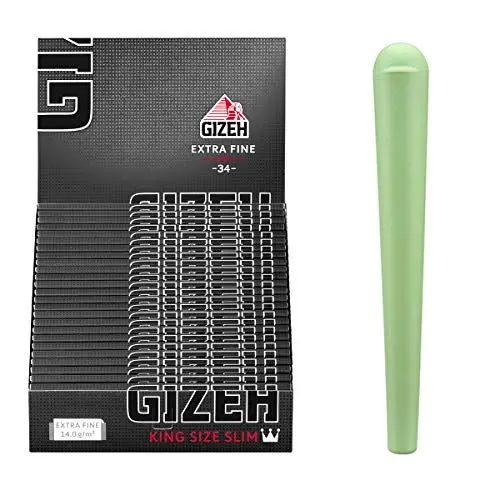 Produktbild: Gizeh 25 Heftchen Black King Size Slim mit Magnetverschluß + Joint-Hülle