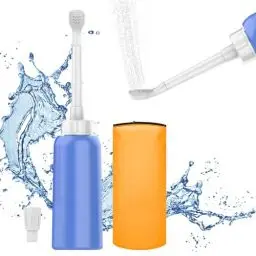 Produktbild: GKLWEJ Po Dusche, Podusche Happy Po Dusche mit 2 Düsen, Portable Bidet Po Dusche Toilette Postpartale Dammpflege Peri Bottle