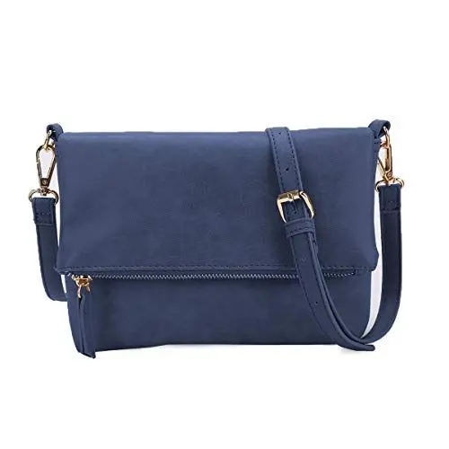 Produktbild: Gladdon Umhängetasche Damen Klein Handtasche,Crossbody Tasche Schultertasche Elegant Clutch Messenger PU-Leder Taschen Für Täglich Arbeit Einkaufen(Blau)