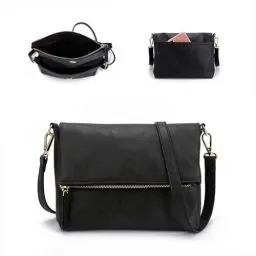 Produktbild: Gladdon Umhängetasche damen,Schultertasche mit Reißverschluss, Crossbody Tasche, Leder Handtasche Klein, Daypack…