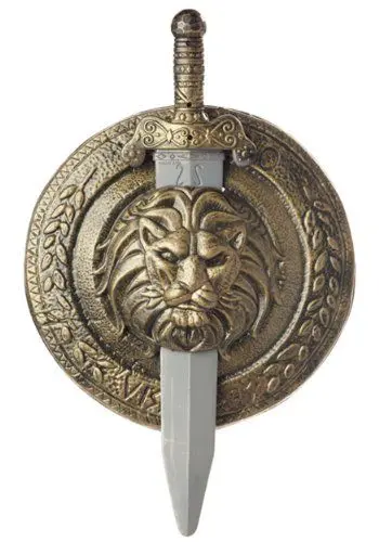 Produktbild: Gladiator Kampfschild & Schwert, Kostümzubehör