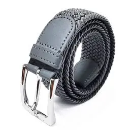 Produktbild: Glamexx24 Unisex Elastischer Stoffgürtel Geflochtener Stretchgürtel Dehnbarer Gürtel für Damen und Herren