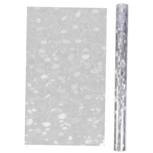 Produktbild: Glas Aufkleber glasschutzfolie verglasungsfolie Fensterfolie für Bad Fensterfolie für Küche Dekorfolie gefrostet Glasfolie Haushaltsprodukte Elektrostatischer Film 3d schmücken PVC